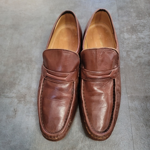 Bally Dorset Loafer, Chestnut Brown, Men's Size 9 - Picture 2 of 7